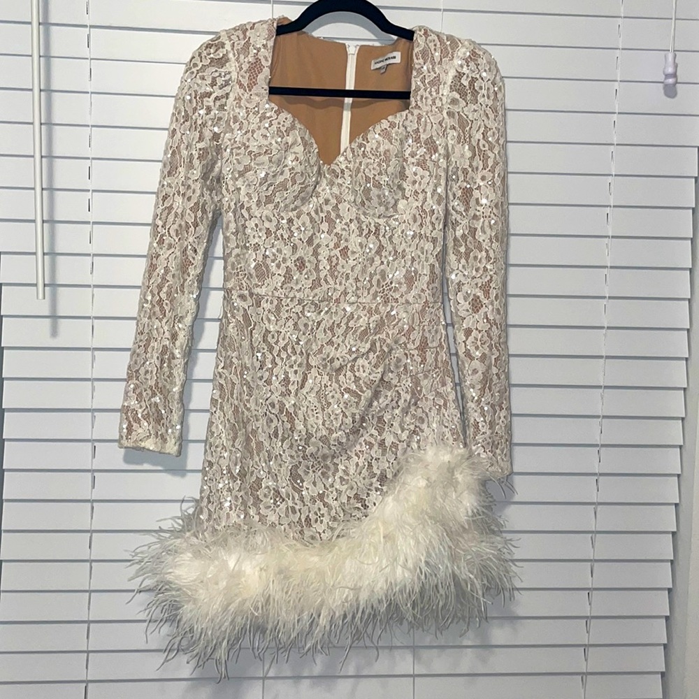 Nadine Merabi Carly White dress